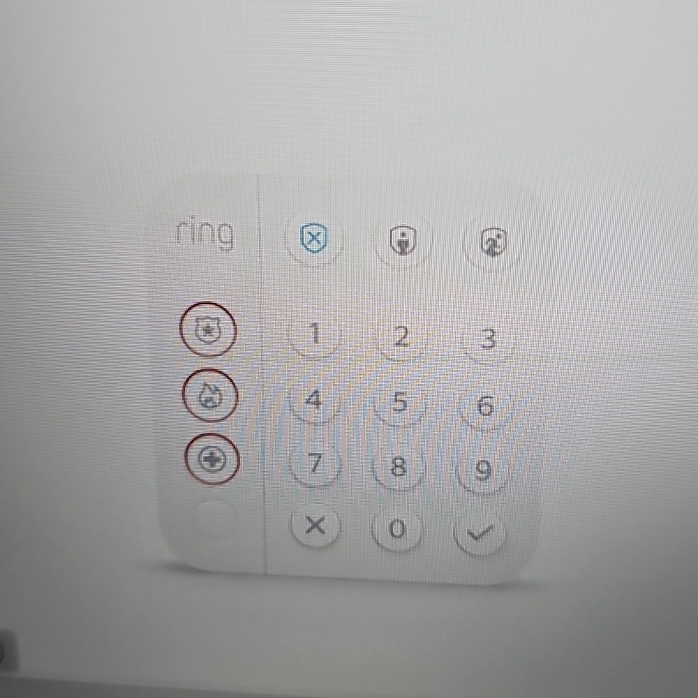 New In Box Ring Alarm Keypad 2nd Gen Emergency Response with White Finish - Picture 3 of 6